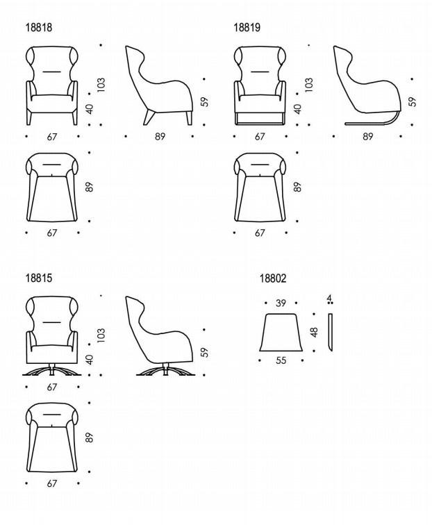 Wittmann Кресло с подставкой для ног Jolly sun-id-1385039 - Вид №8