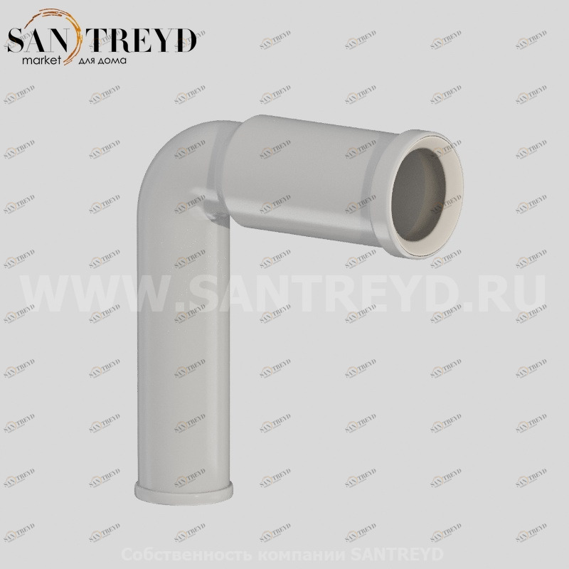 900104 Труба техническая регулируемая, белая Kerasan ACCESSORIES Италия