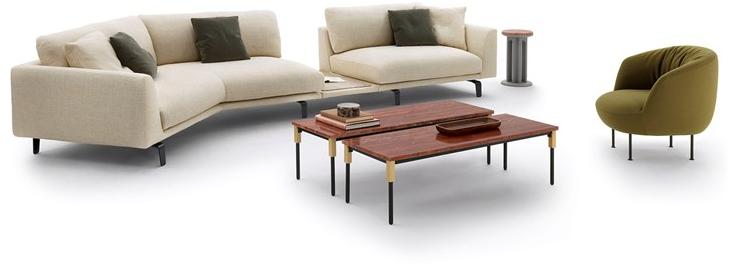 arflex Модульный тканевый диван с полкой для журналов sun-id-1391821 - Вид №6