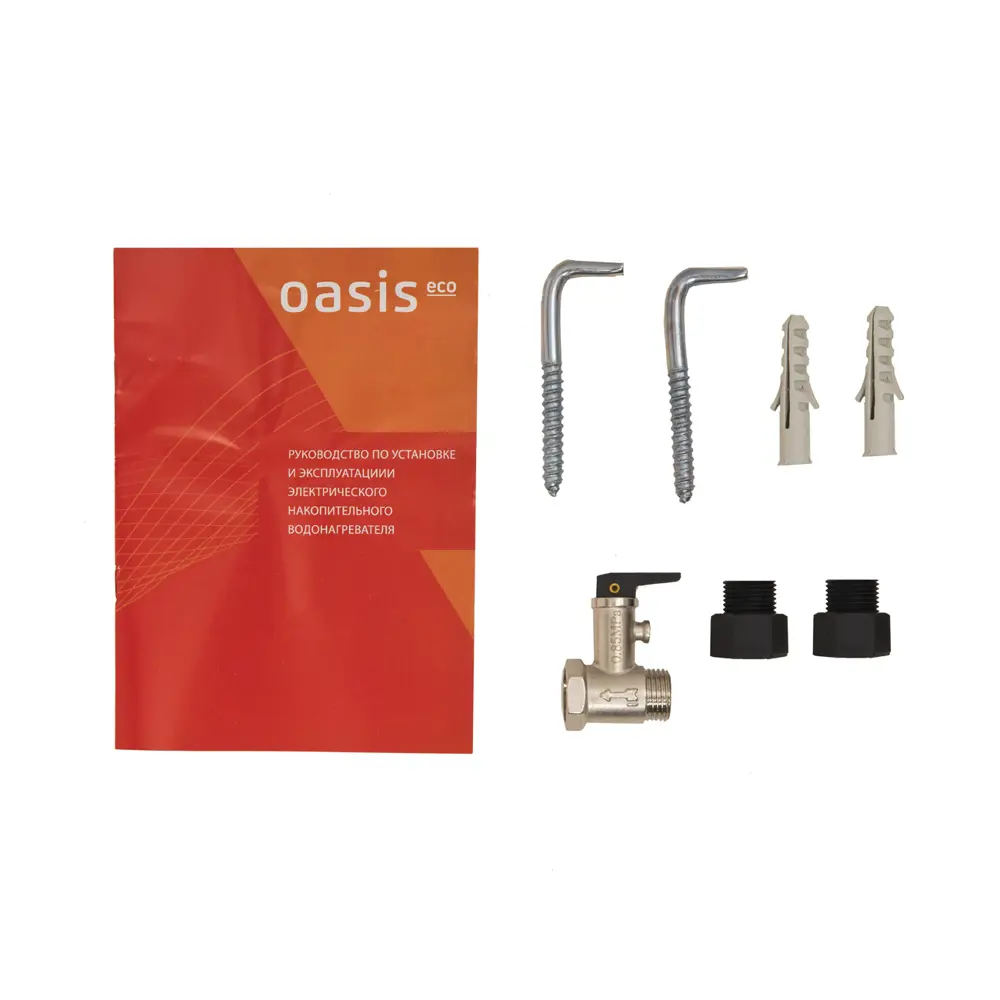 Накопительный водонагреватель электрический 50 л Oasis Eco ER-50 1.5 кВт эмалированная сталь мокрый ТЭН 89365954 STLM-2083945  - Вид №4