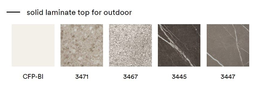 Низкий круглый журнальный столик из ламината Pedrali Buddy ARCH-00037118 - Вид №5