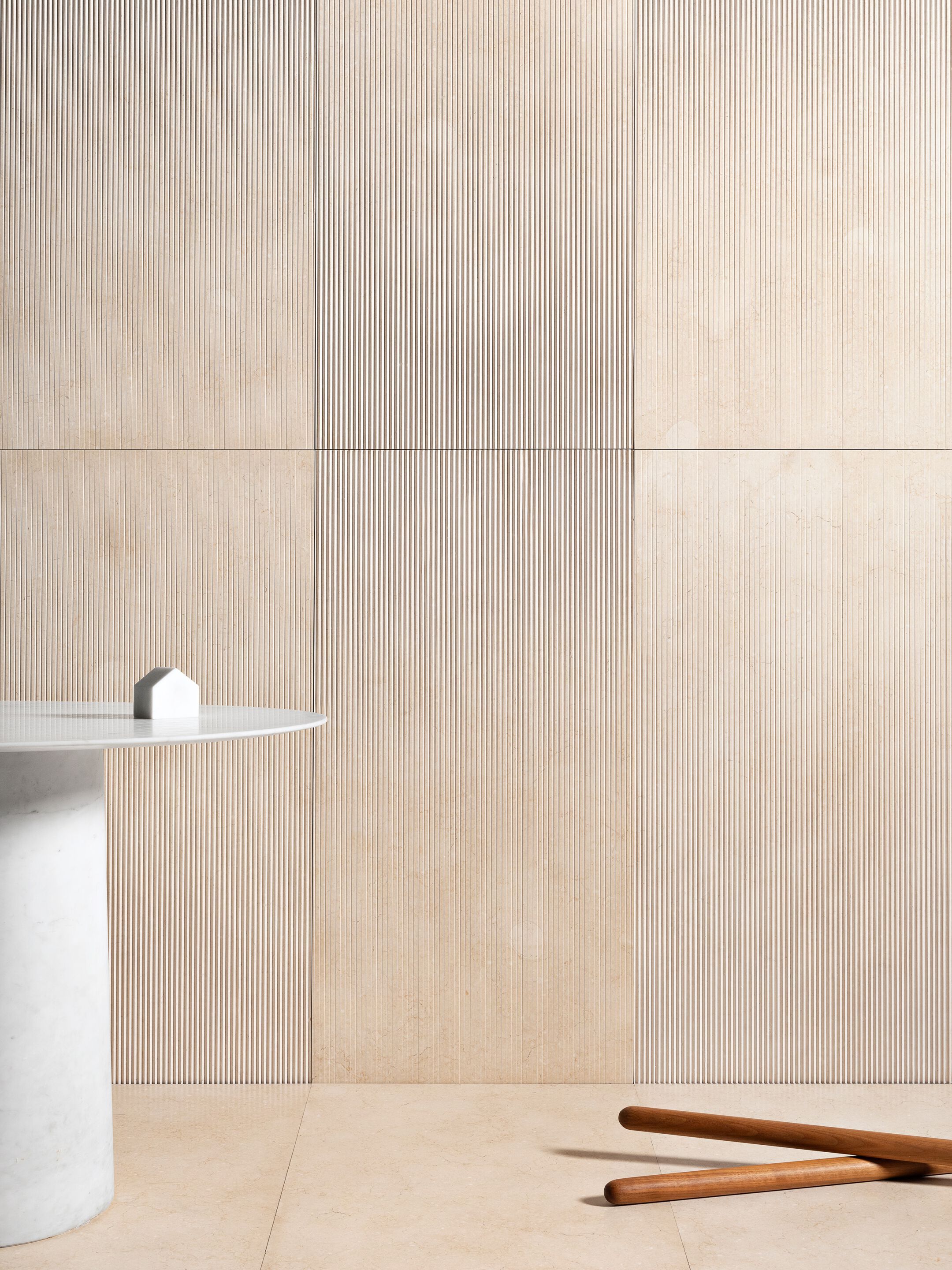 Мраморный обеденный стол LUCE DI CARRARA SOLID PATTERN ARCH-00003765 - Вид №2