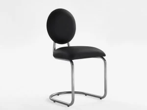 Adico Консольный стул для ресторана, обитый экокожей