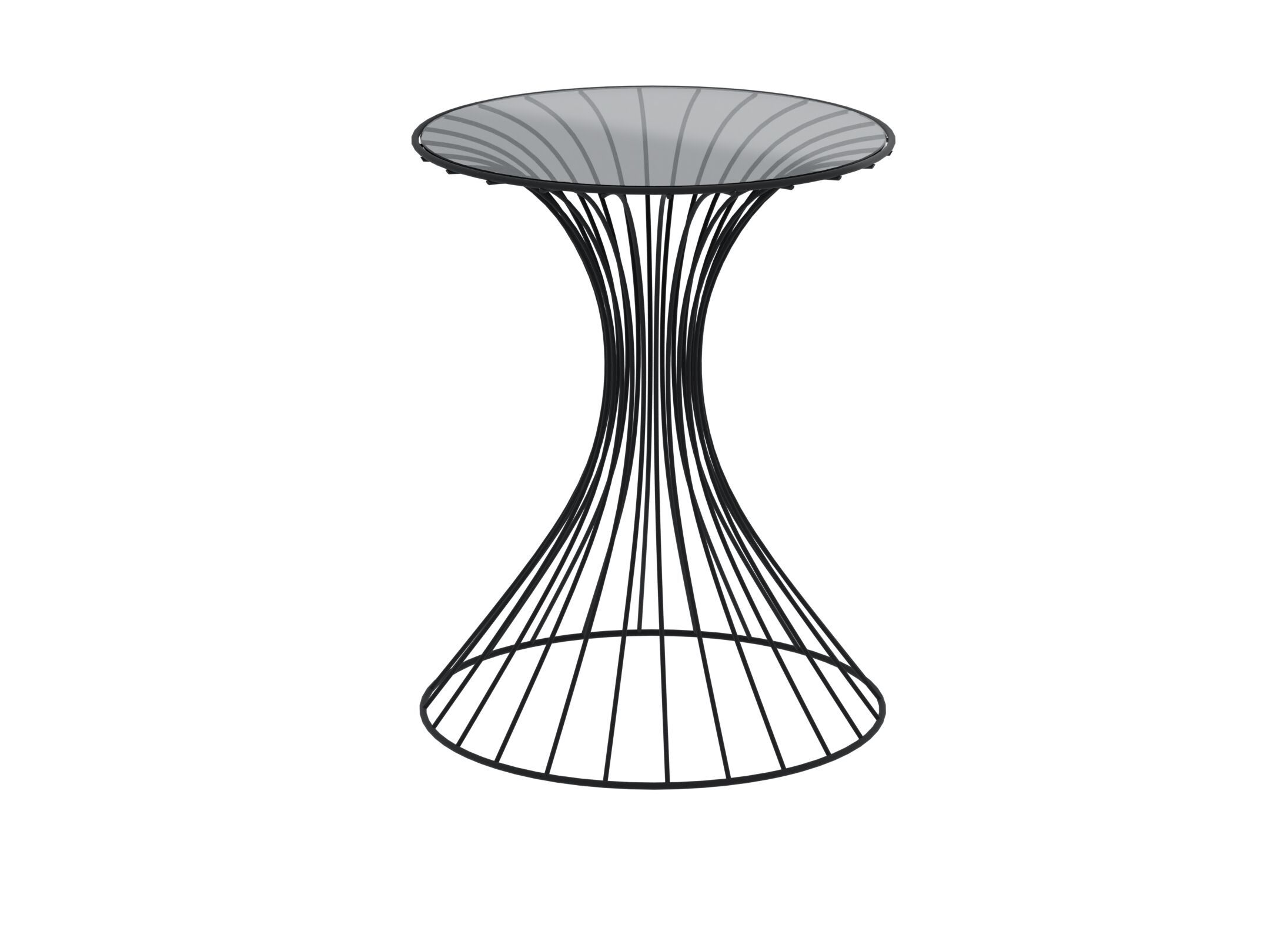 Журнальный столик из железа и стекла Pipedesign Glass ARCH-00032193