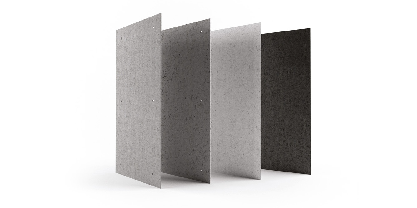 BetOn Панель из фибробетона 1000х2000 без отверстий серая ПАНЕЛИ ИЗ ФИБРОБЕТОНА P505 - Вид №2