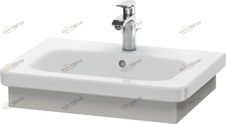 DS608000707 Подвесная раковина настенная овальная Duravit Durastyle серая