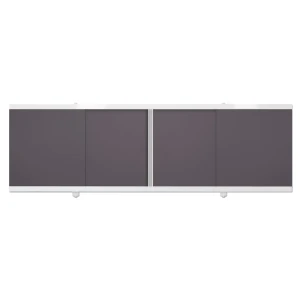 Экран-купе под ванну фронтальный Метакам 169 см цвет графит