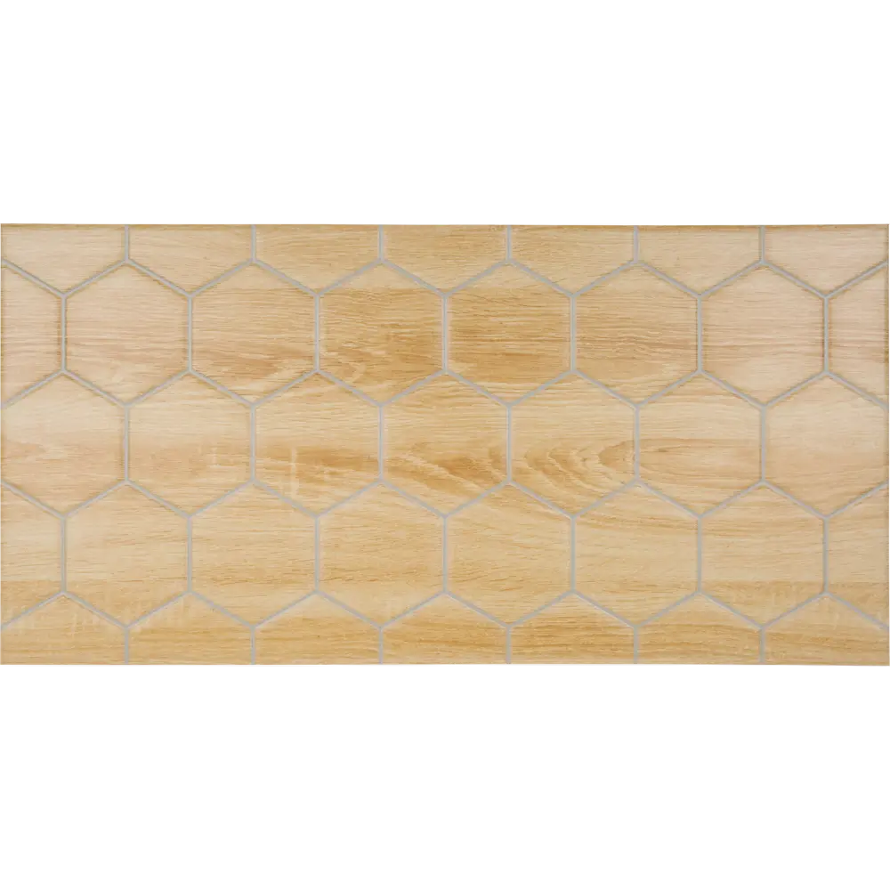 Плитка настенная Wood «Гексо» 60x30 см 1.62 м2 цвет бежевый BELANI STLM-2139368