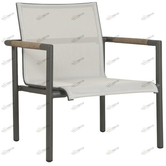 Les jardins Штабелируемое садовое кресло из алюминия с подлокотниками Bastingage Fa06140 / fa06142