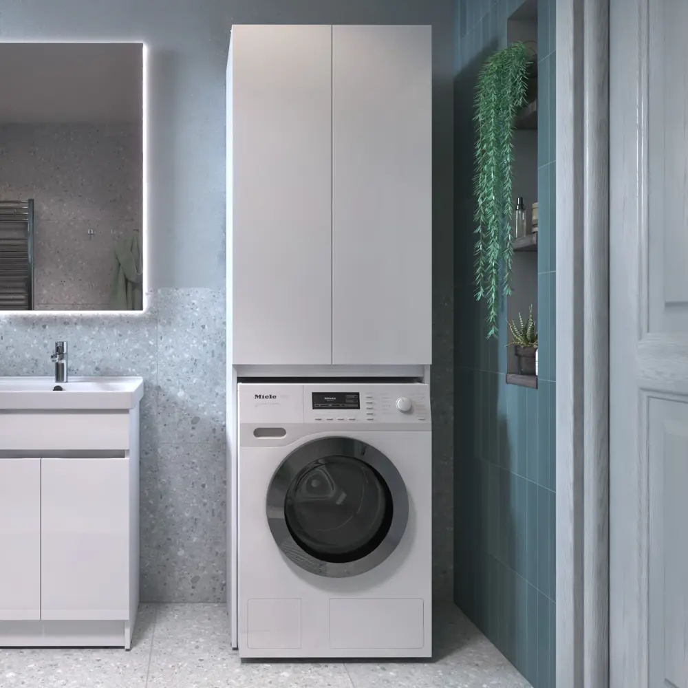 KONSENSA Шкаф для стиральной машины Терни - организация пространства ванной 89383206 STLM-1416574 - Вид №10