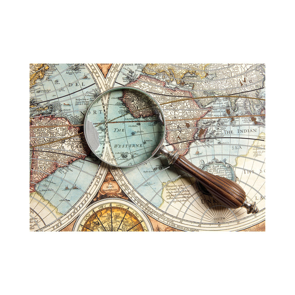 4225 Канва/ткань с рисунком Рисунок на шелке 37 см х 49 см "Открытие мира" Матренин посад 