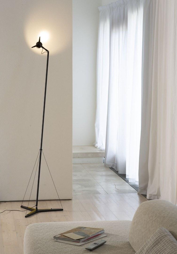 Martinelli Luce Регулируемый светодиодный торшер из алюминия  2302/ne  - Вид №6