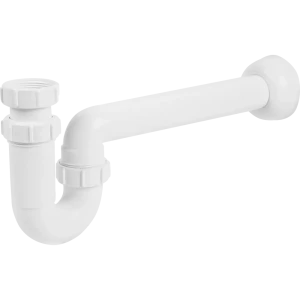 Сифон для мойки трубный McAlpine без выпуска ø40 мм полипропилен MRSK14