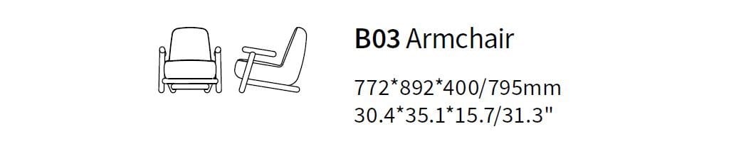 Тканевое кресло с подлокотниками HC28 maison Bold ARCH-00114748 - Вид №2