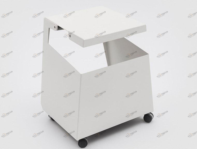 Danese Milano Универсальный шкаф из окрашенного металлического листа на колесиках sun-id-1443807