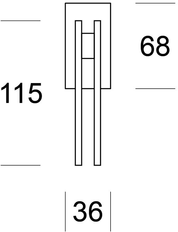Ento Оконная ручка из латуни dk Zen sq 6083 - Вид №1