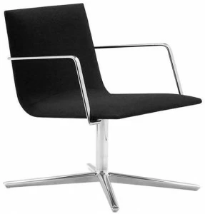 Andreu World Кресло на 4 спицы с подлокотниками Lineal corporate Bu0783