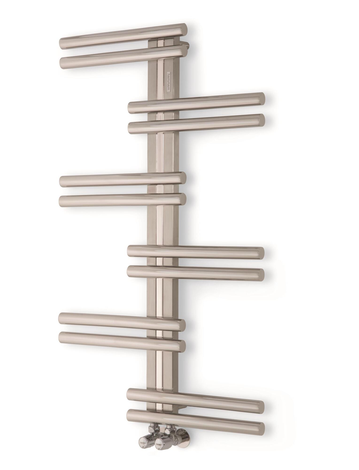 Полотенцесушитель Hammam SEVEN Stainless steel  комбинированный; электрический или водяной Сталь  - Вид №19