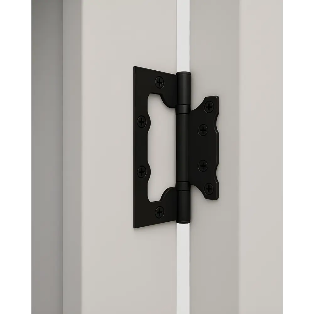 Дверь межкомнатная со стеклом Корса 70x200 см Hardflex цвет белый с замком и петлями 89434236 STLM-2143236 Santreyd  - Вид №2