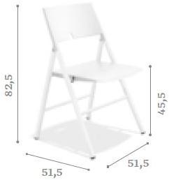 Casala Складной пластиковый стул Axa 1035/00 - Вид №5