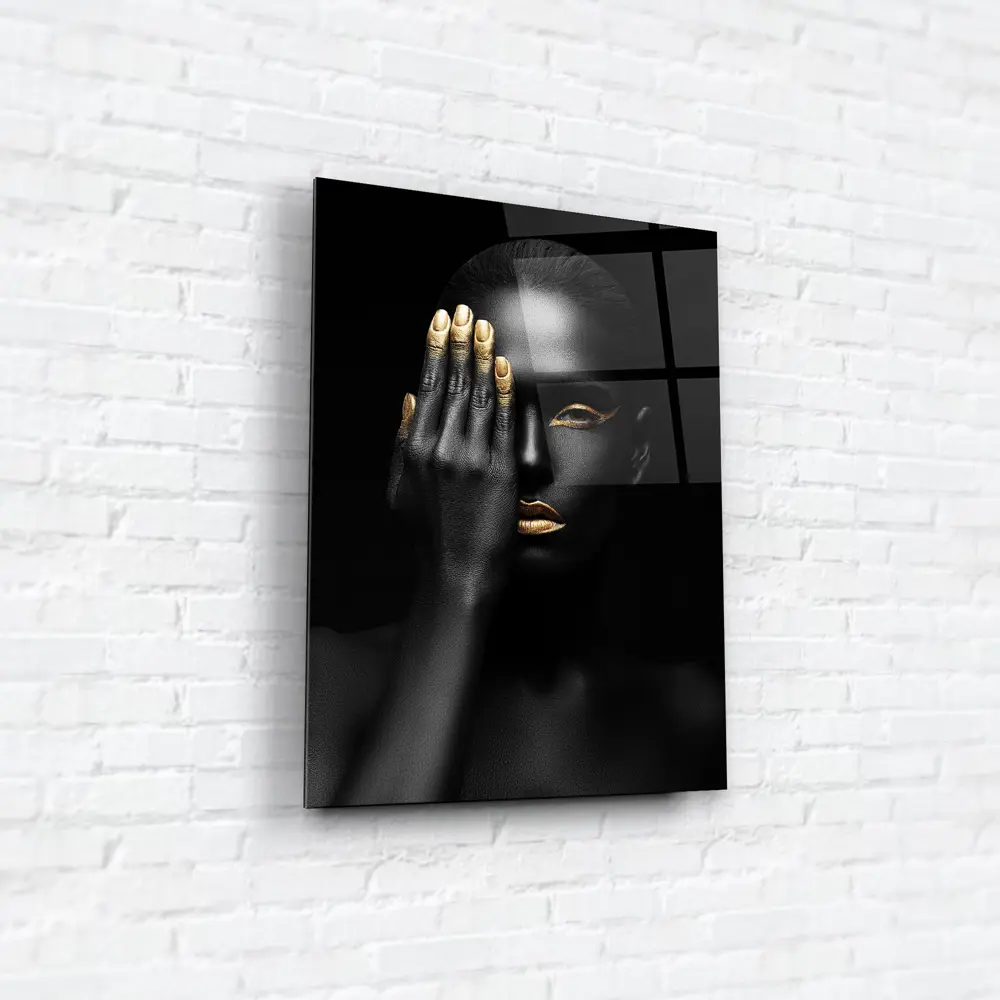 Картина на стекле "Золотая девушка" 60x80 см 82924214 STLM-2170983 ARTABOSKO  - Вид №3