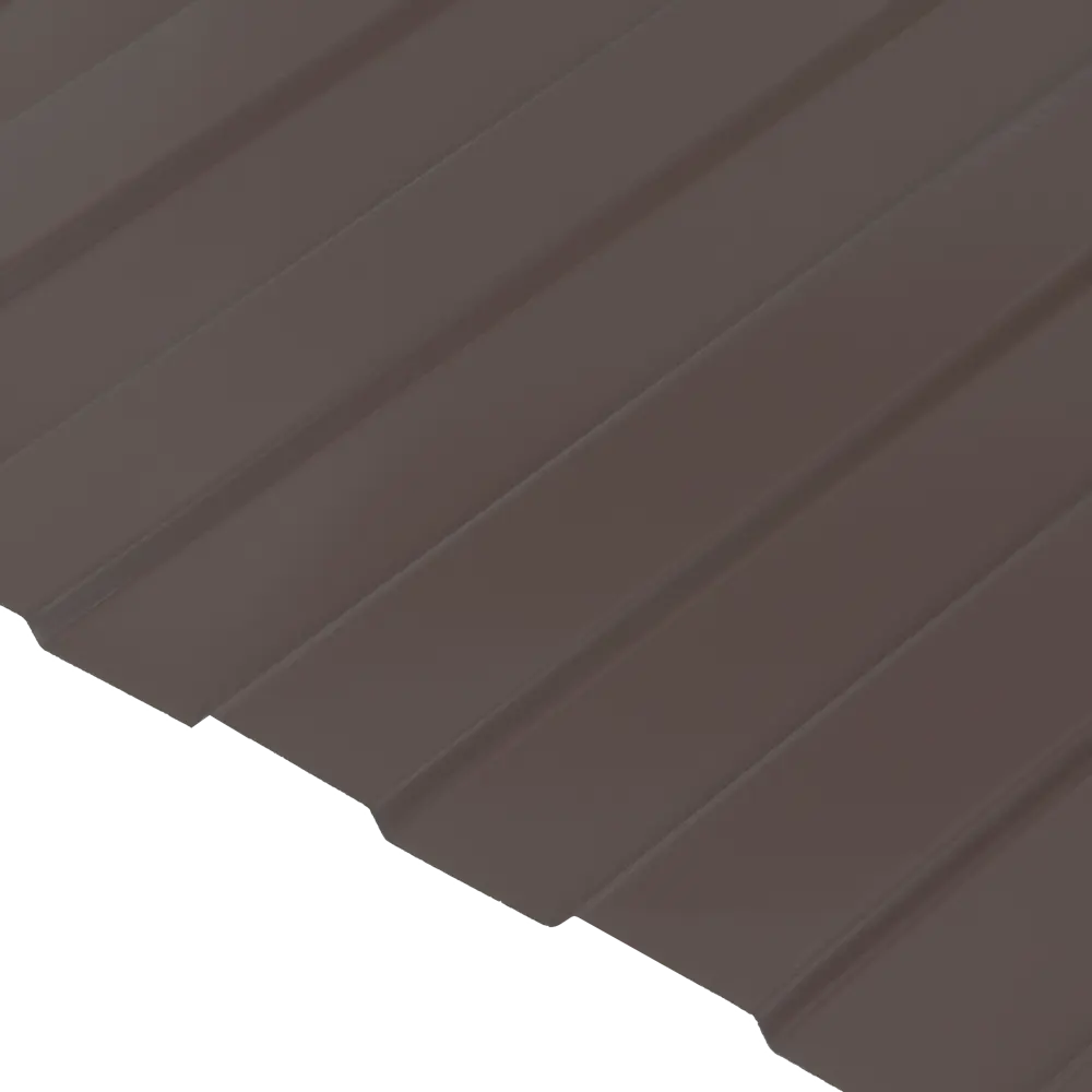 Santreyd Профнастил С8 коричневый для заборов и облицовки 82349833
