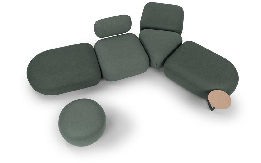 True Design Круглый мягкий пуф с полкой для журналов Code Cd80ro +cd60ro - Вид №14