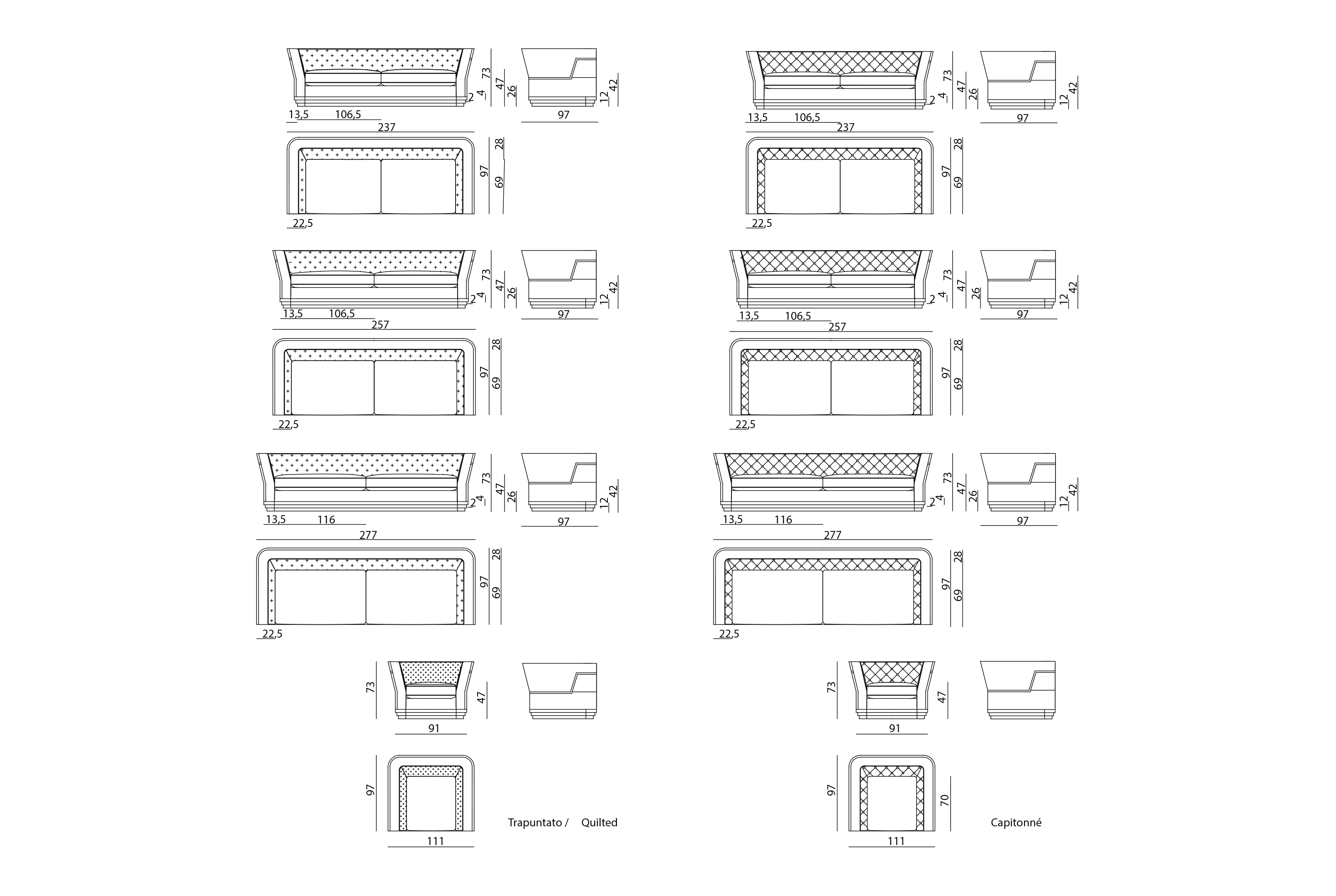 Berry Capitonné Диван Visionnaire  - Вид №9
