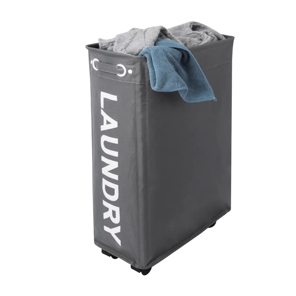 Корзина для белья Sensea Hamper 40 л цвет темно-серый STLM-2084329 - Вид №11