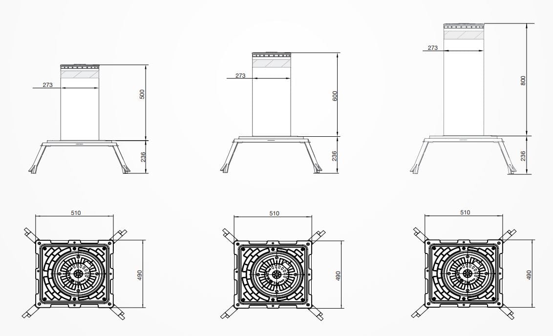 Фиксированный боллард с опорной плитой Pilomat Security line ARCH-00134771 - Вид №3