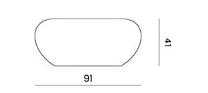 Круглый стол из полиэтилена Qeeboo нами ARCH-00091907 - Вид №13