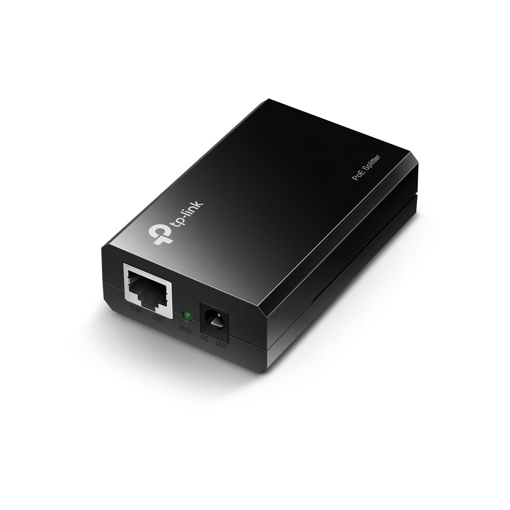 TL-PoE10R Poe splitter, ieee 802.3af, up to 100 meters, 5v/9v/12v power output TP-Link Santreyd  - Вид №1