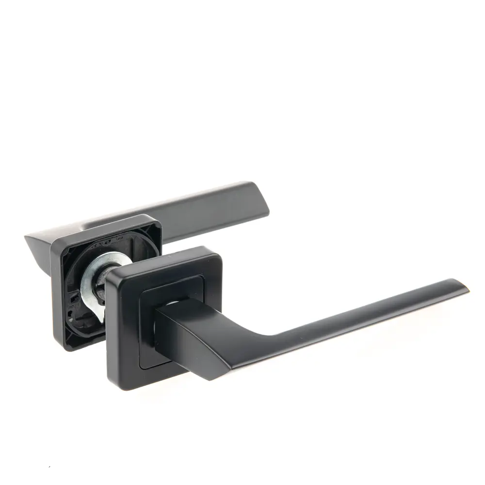 Дверные ручки Armex H-22105-А-BLM без запирания цвет матовый черный STLM-2023112