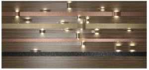 DWFI Светящаяся декоративная панель из шпона дерева  00002482