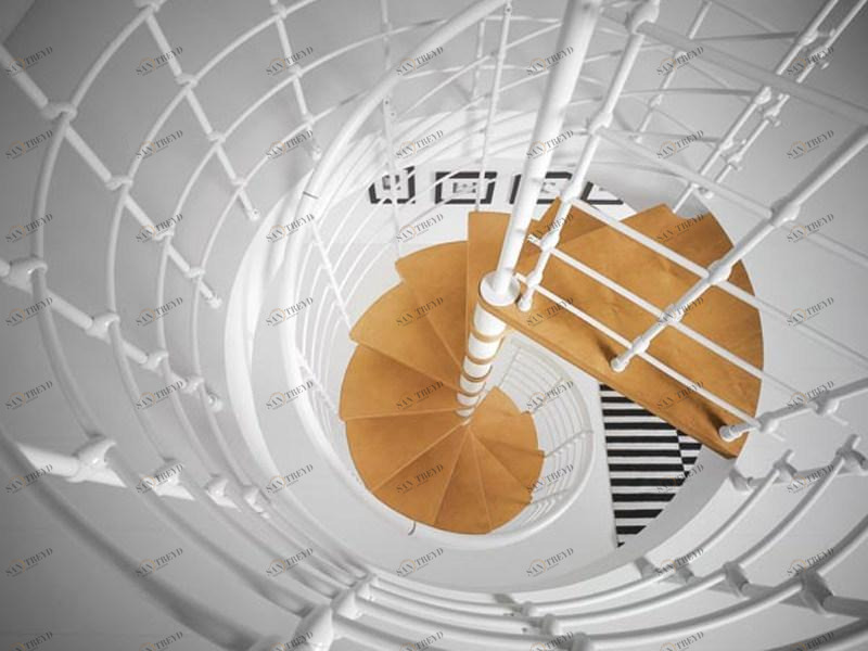 Fontanot Винтовая лестница из стали и дерева Magia sun-id-1465970