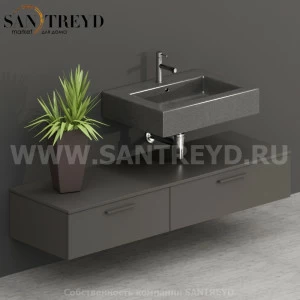 T16052AT2 Столешницы для использования в сочетании с тумбами и открытыми тумбами 160 см серая Globo ARREDO WOOD Италия