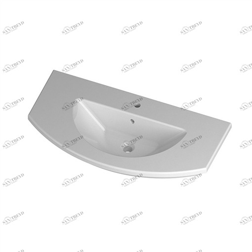 FO10000101 Накладная раковина под столешницу  овальная Disegno Ceramica Fonte