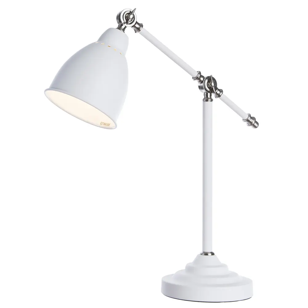 Настольная лампа Braccio 1xE27x60 Вт, цвет белый матовый 18638969 STLM-2049230 Arte Lamp  - Вид №1