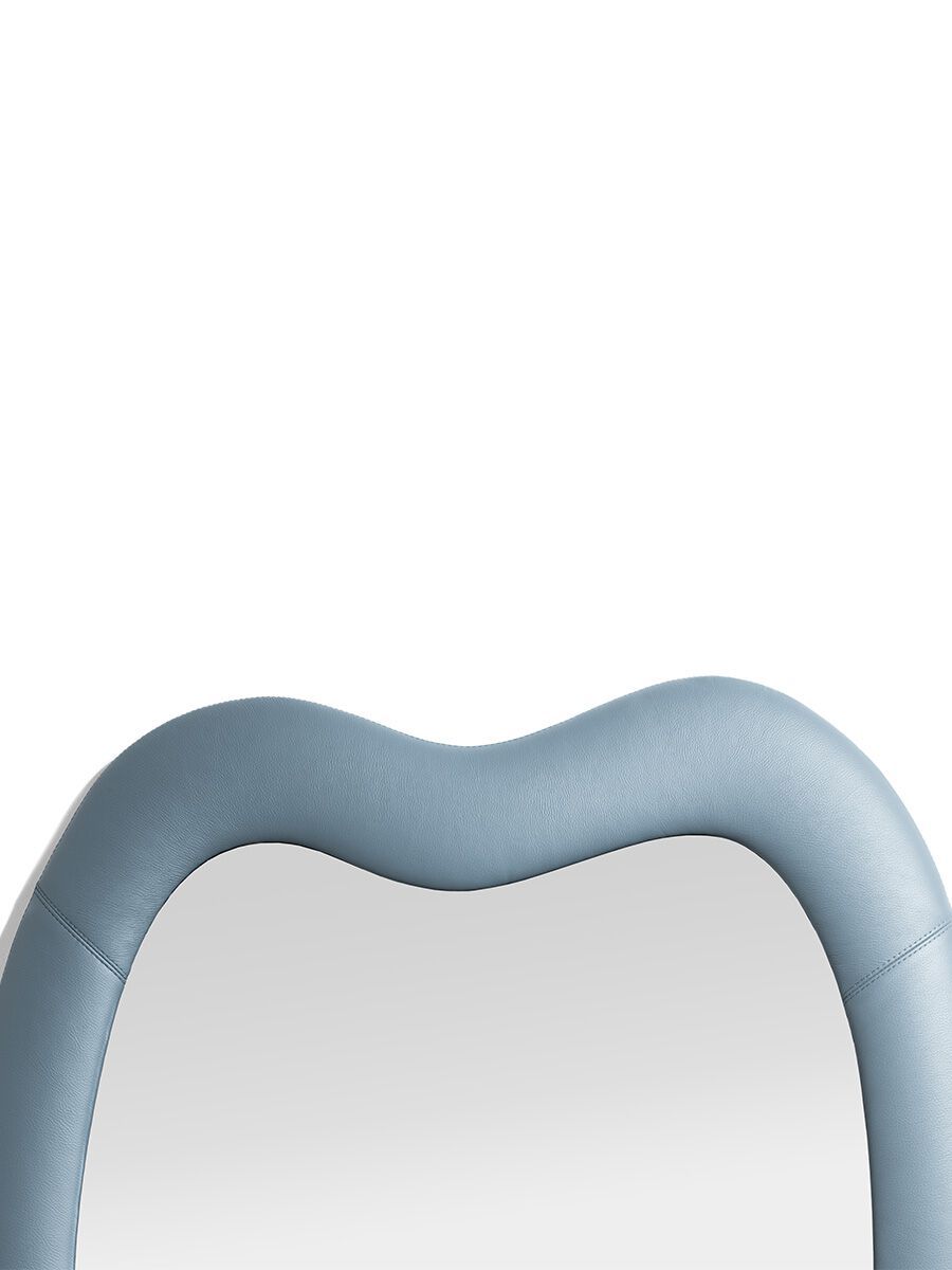 Настенное зеркало с кожаной рамкой Poltrona Frau SQUASH ARCH-00050479 - Вид №3