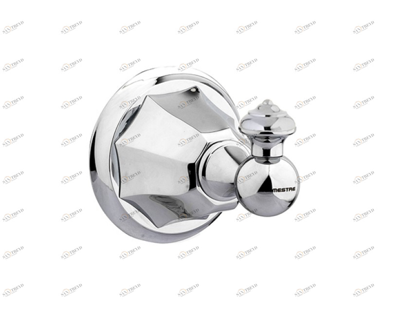 038075.000.50 Крючок для халата Яркий хром Mestre Indica
