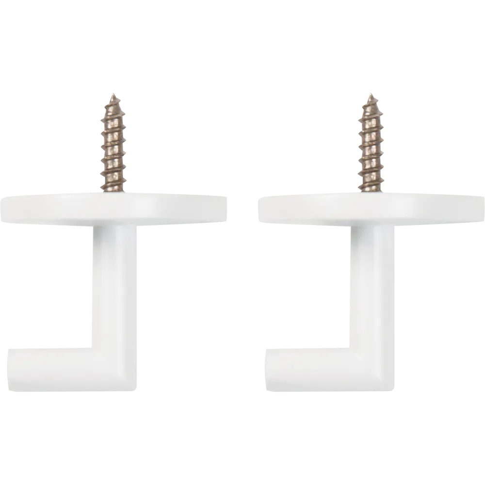 Держатель штор 3 см металл цвет белый 2 шт Santreyd STLM-2041881 - Вид №2