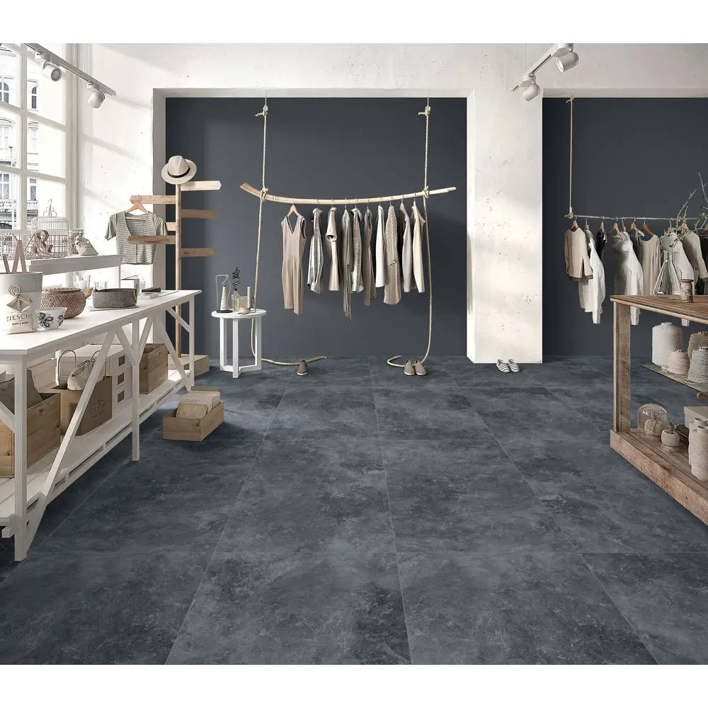 Глазурованный керамогранит Ceradim Zurich Dazzle Oxide 60x60 см 1.44 м² лаппатированный цвет темно-серый 89457828 STLM-2013863 - Вид №3