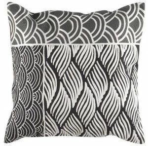 Toulemonde Bochart Квадратная подушка из шерсти с ручной вышивкой Cuscini