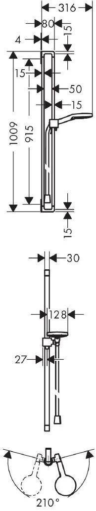 Axor Поручень с ручным душем Axor citterio e sun-id-1436451 - Вид №1