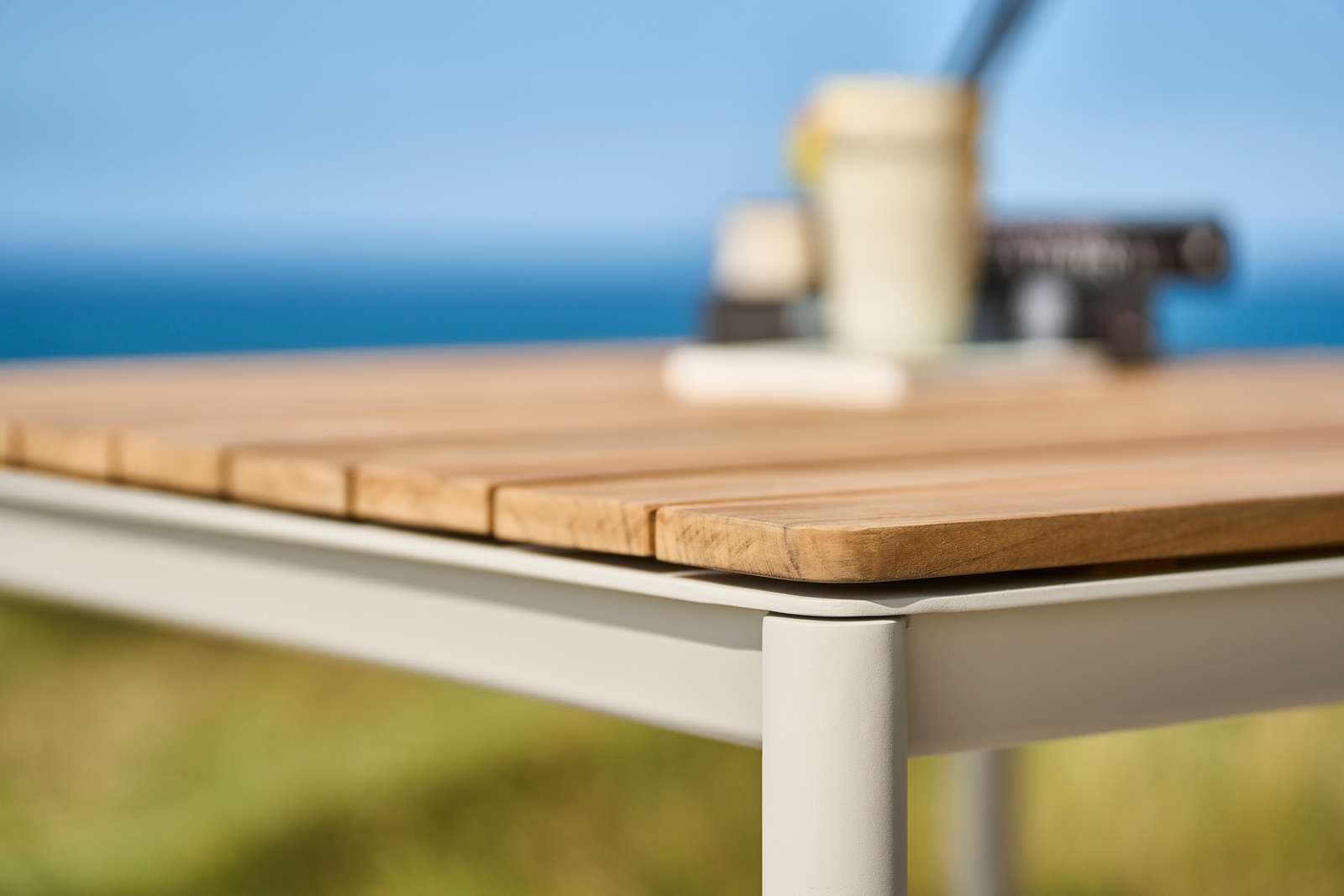 Высокий квадратный стол из тикового дерева Mindo Mindo 102 ARCH-00119714 - Вид №2