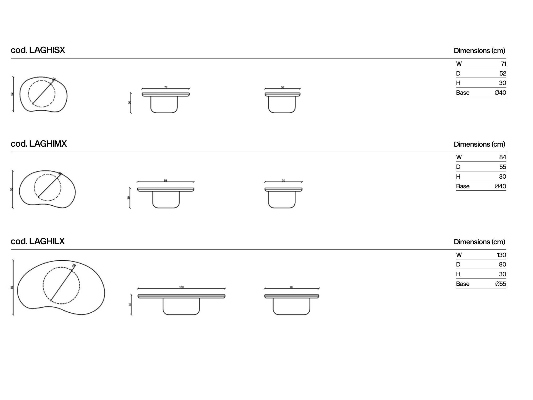 Низкий мраморный журнальный столик Secolo озера ARCH-00140027 - Вид №7