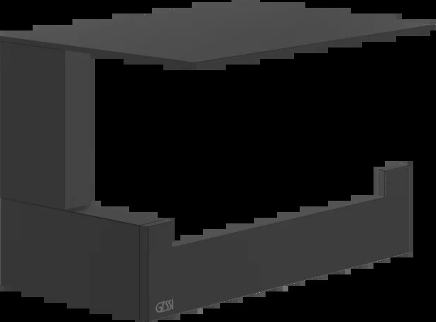 Держатель рулона бумаги 20849 299 Gessi Inverso МАТОВО-ЧЕРНЫЙ