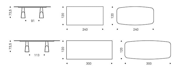 Керамический бочонок стол Cattelan italia MAD MAX KERAMIK ARCH-00072881 - Вид №8