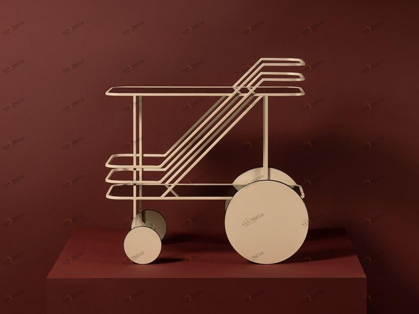 DANTE - Goods And Bads Тележка для еды из стали и стекла sun-id-1358400