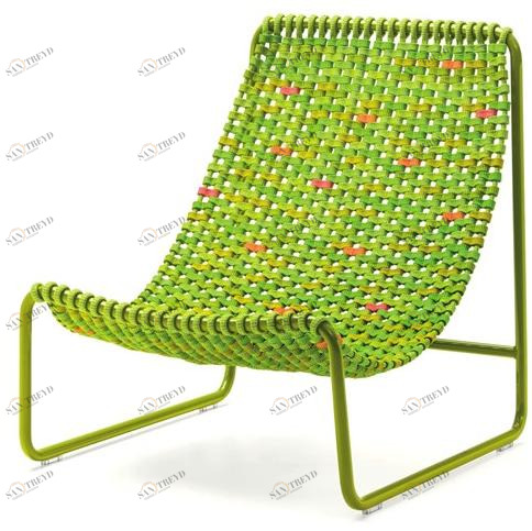 Paola Lenti Садовое кресло-салазки из синтетического волокна sun-id-1377268